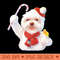 Christmas Dog in Santa Hat - Premium PNG Downloads - Flexibility