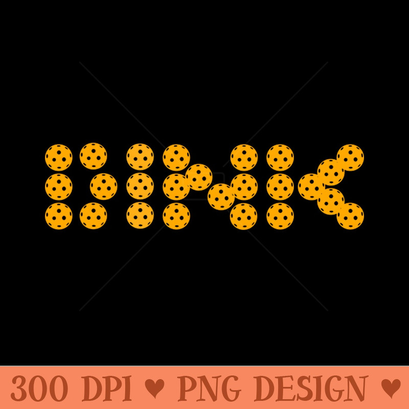 Dink Pickleball typography - PNG File Download - Professional Design