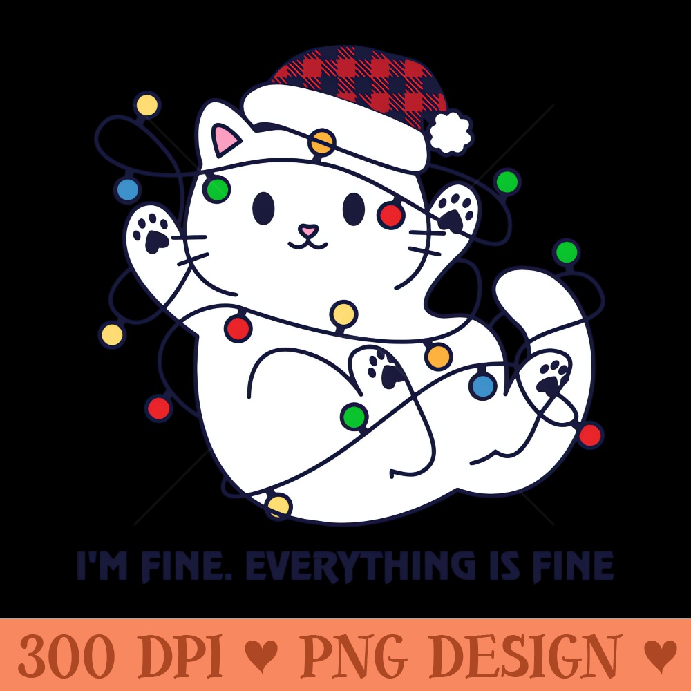 Im fine everything is fine - PNG Download - Unique