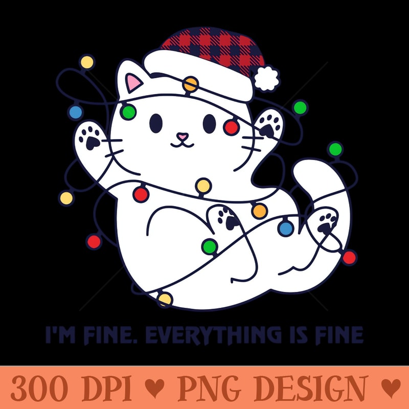 Im fine everything is fine - PNG Download - Unique