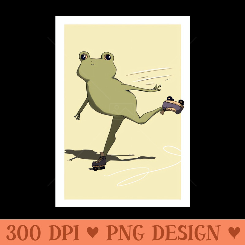 Roller Skate Frog - PNG Download Website - Customer Support