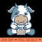 CUTE COW - Instant PNG Download - Popularity