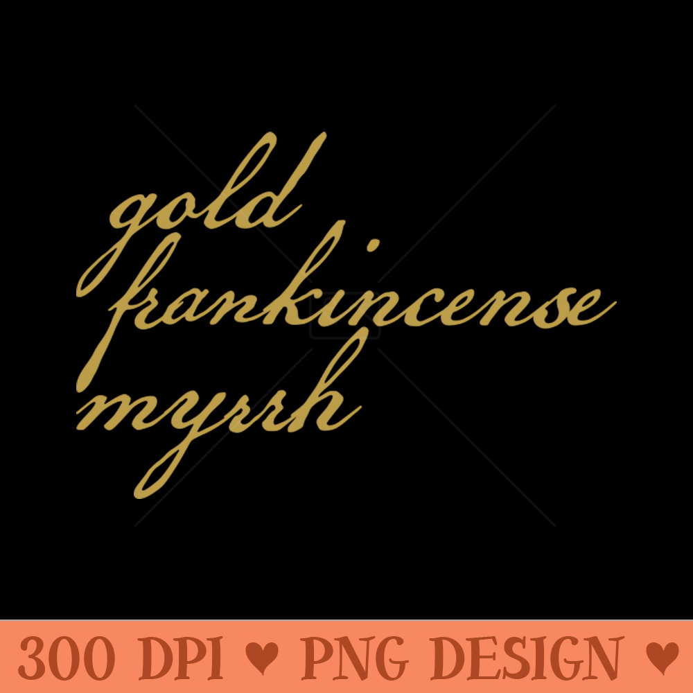 Three Christmas Gift Minimal Typography Gold Script - Vector PNG Download - Flexibility