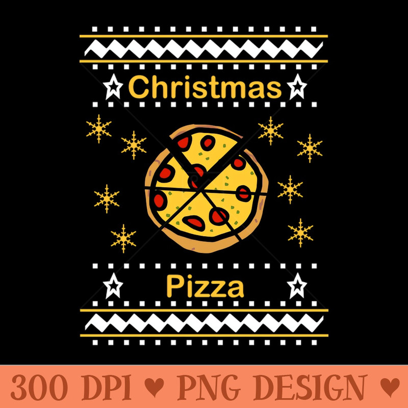 Christmas Pizza - Digital PNG Graphics - Popularity