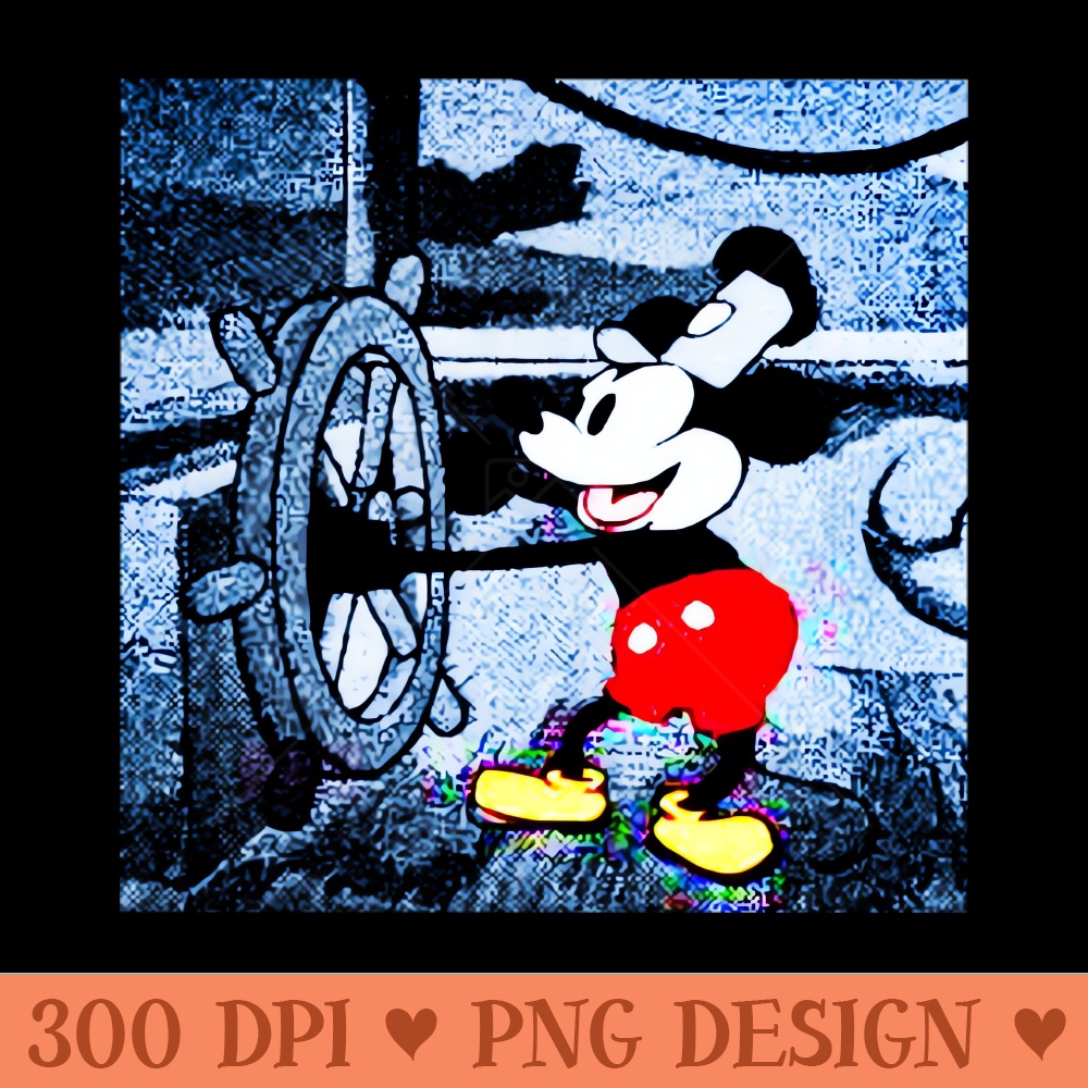 Steamboat willi - Sublimation PNG Designs - Flexibility