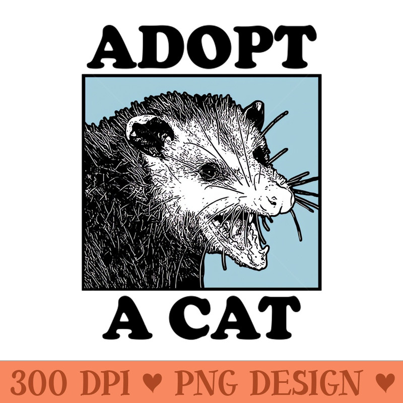 Adopt A Cat - PNG Download Store - High Quality 300 DPI