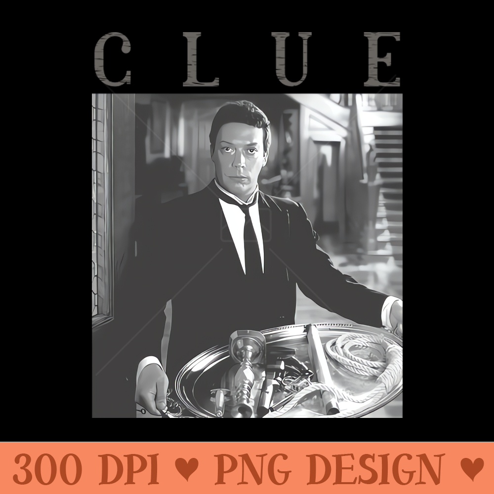 Clue Movie Retro - PNG Illustrations - Unique
