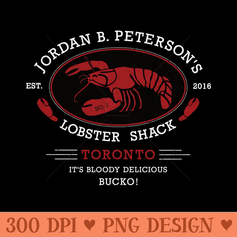 Jordan Peterson - Lobster Shack Bucko - PNG Image Downloads - Good Value