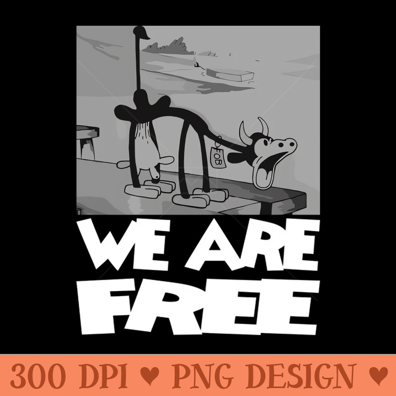 Steamboat Willie. We Are Free - Digital PNG Files - Popularity