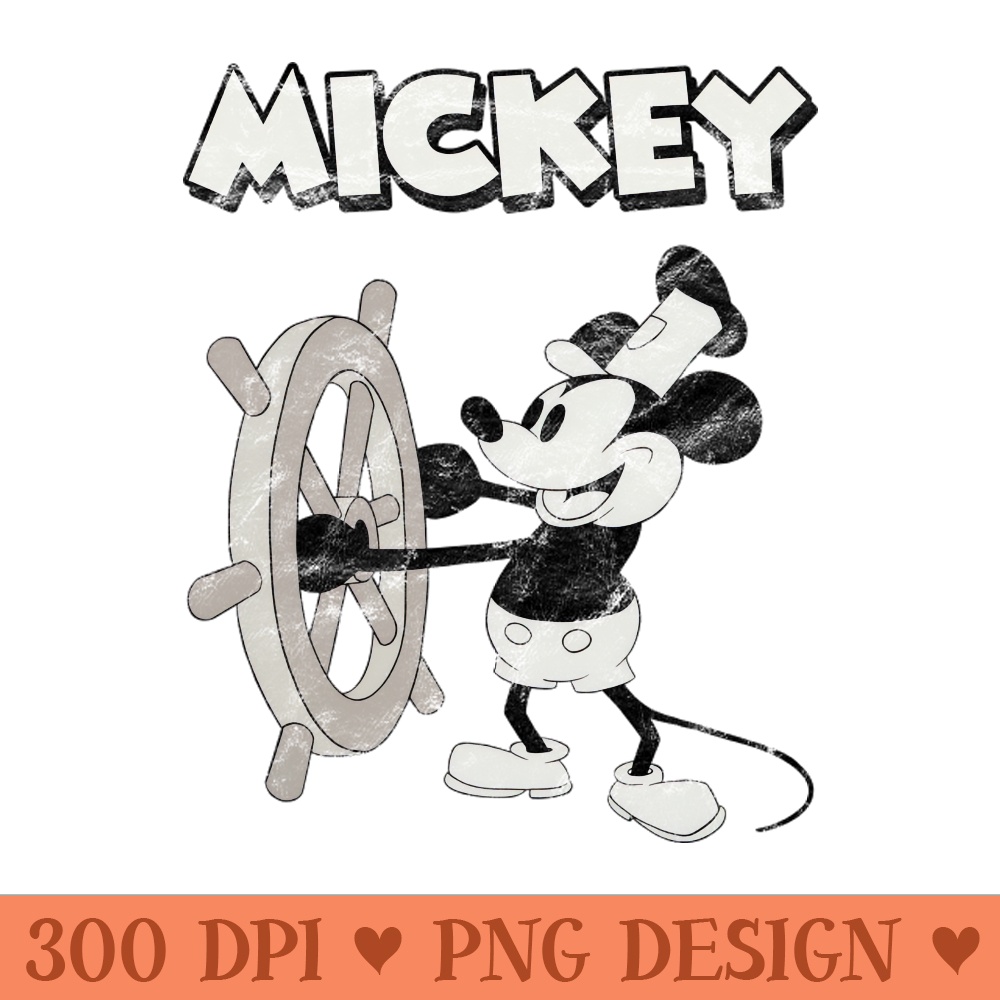 Steamboat Mickey Public Domain - Instant PNG Download - Popularity