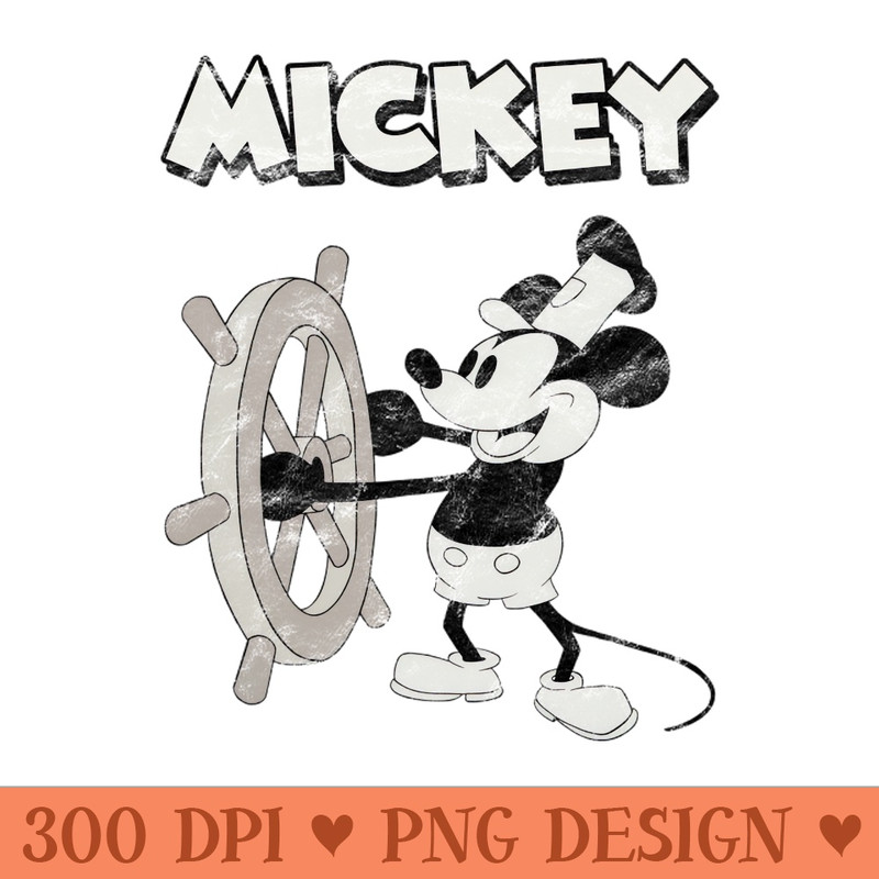 Steamboat Mickey Public Domain - Instant PNG Download - Popularity