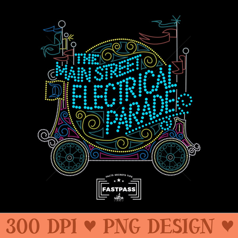 Main Street Electrical Parade - Digital PNG Files - Good Value