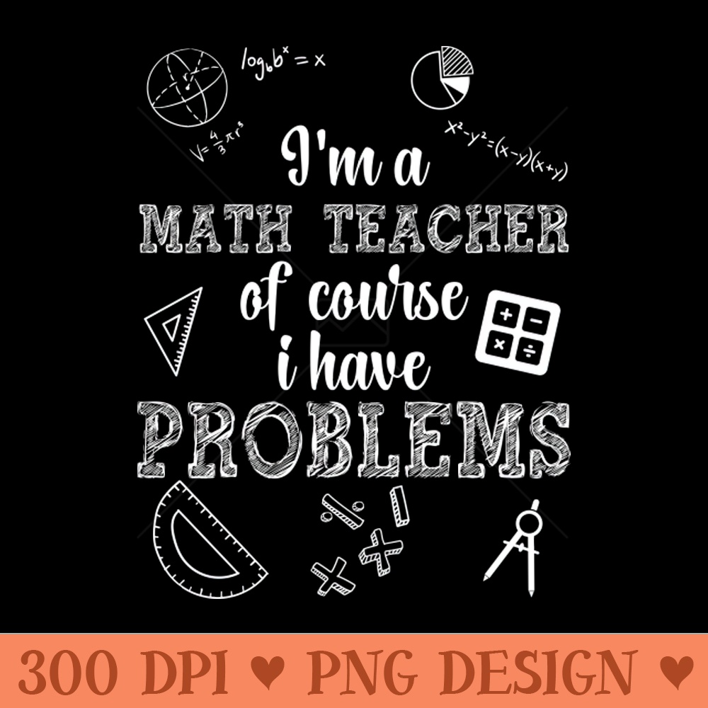 Math Teacher - PNG Download Bundle - Popularity