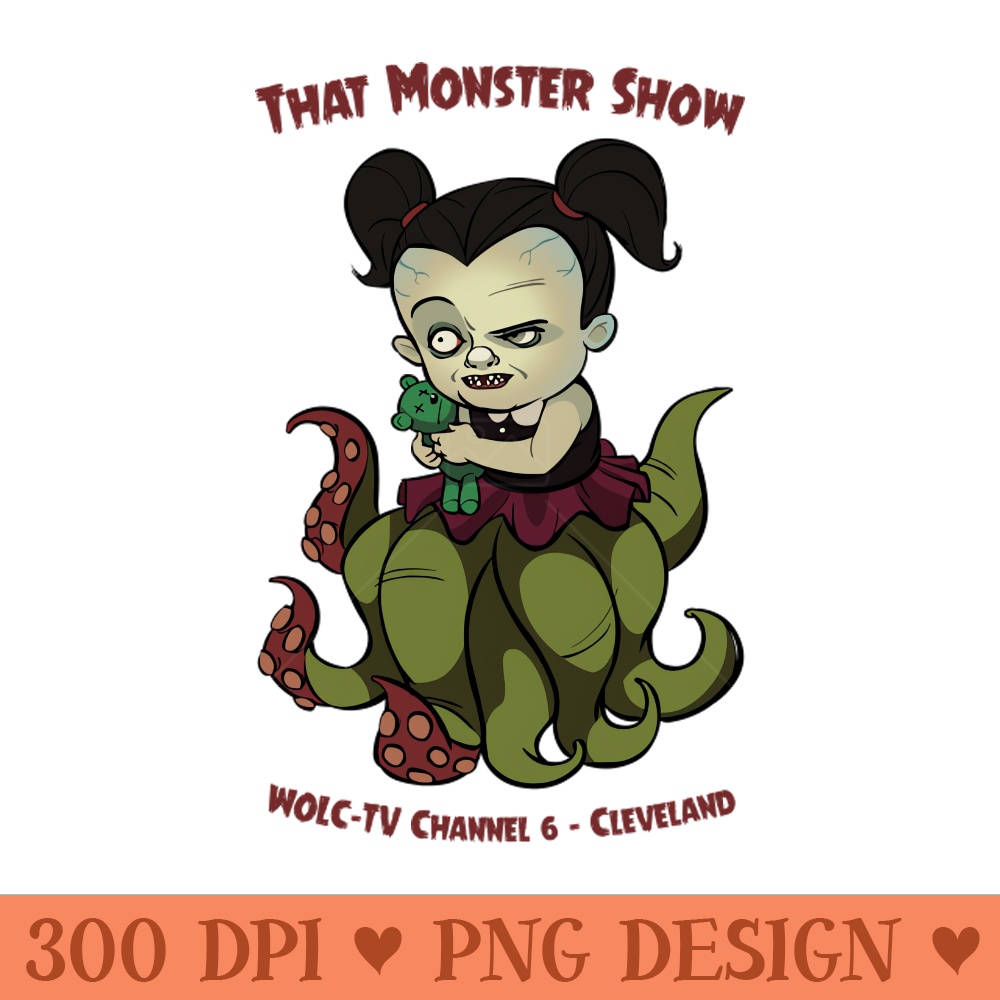 That Monster Show - Matilda (Maroon Lettering) - Digital PNG Graphics - Unique