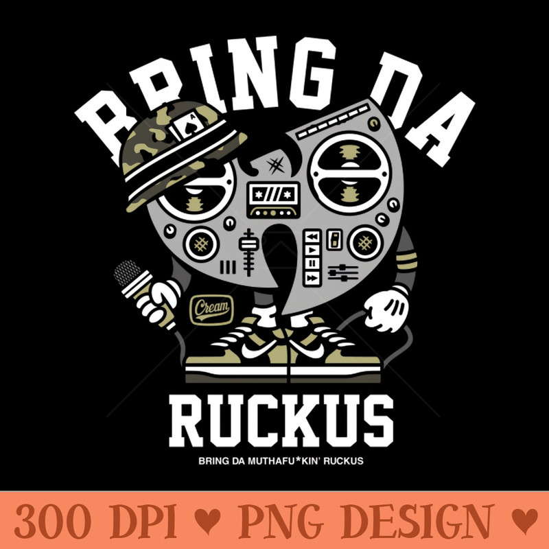 Wu Wednesdays Bring Da Ruckus - Digital PNG Graphics - Customer Support