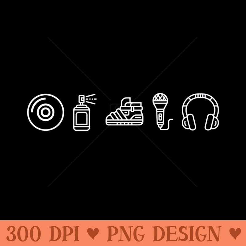 Elements of Hip Hop - PNG Designs - Convenience