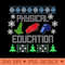Phys Ed Ugly Christmas Sweater - Digital PNG Files - Convenience