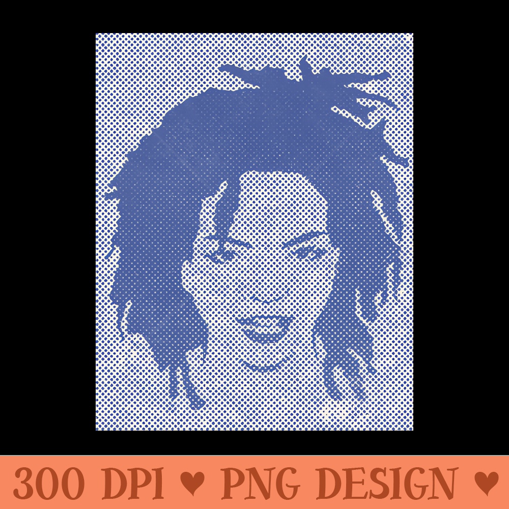 Lauryn Hill Halftone - PNG Artwork - Customer Support