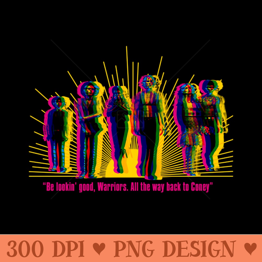 The Warriors - Sublimation PNG Designs - High Quality 300 DPI