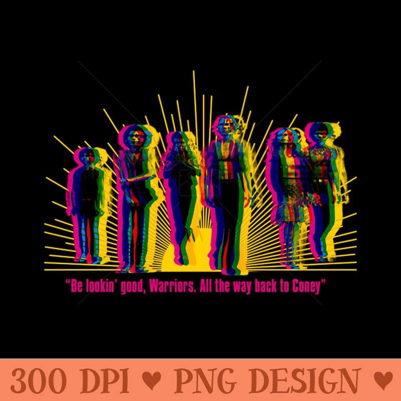 The Warriors - Sublimation PNG Designs - High Quality 300 DPI