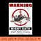 NIGHT RATS STUDIOS WARNING POSTER WHITE - PNG Download Store - Unique