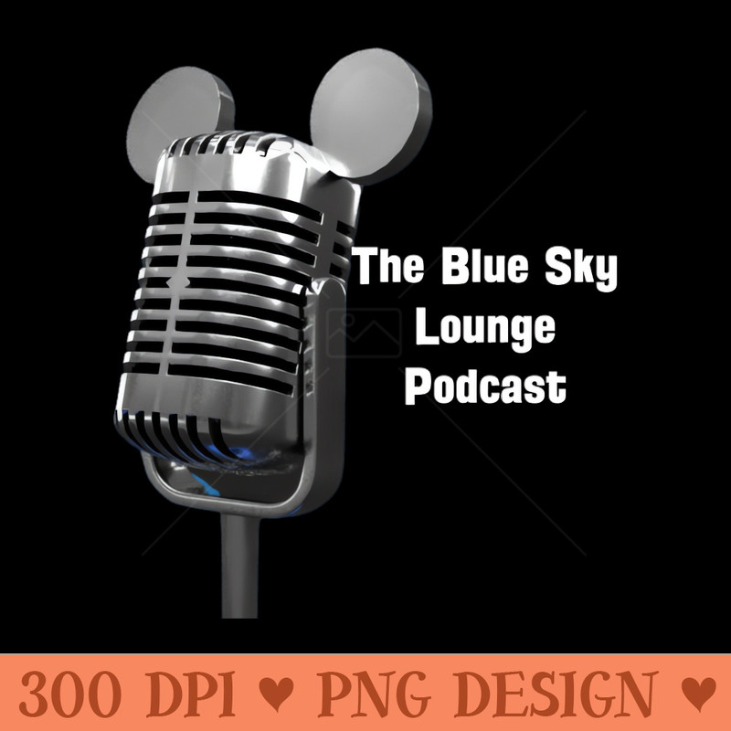 The Blue Sky Lounge Logo 2.0 - Digital PNG Graphics - High Quality 300 DPI