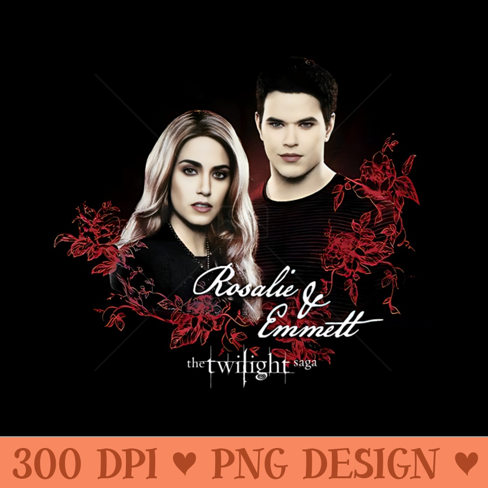 The Twilight Saga Rosalie u0026 Emmett - Instant PNG Download - Variety