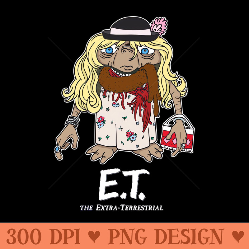 E.T. Gerty Dress Up - PNG Illustrations - Variety