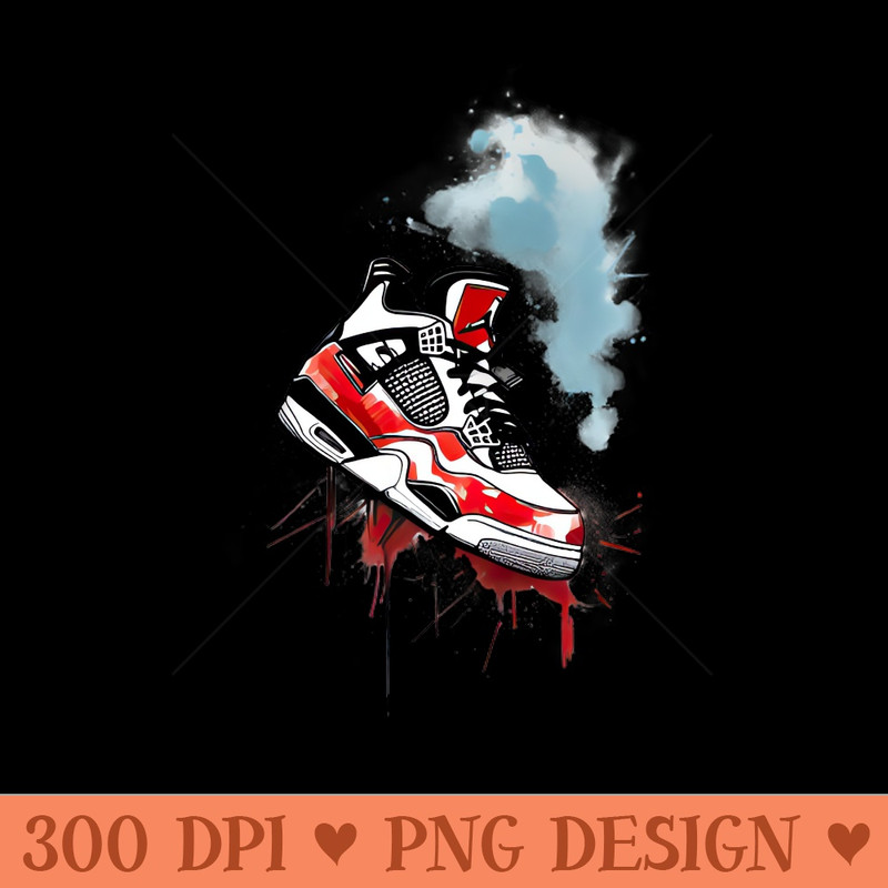 AJ4 - StreetWear ! HOTTTTT !!!! - PNG Artwork - High Quality 300 DPI