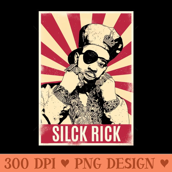 Retro Vintage Slick Rick - PNG Illustrations | Inspire Uplift