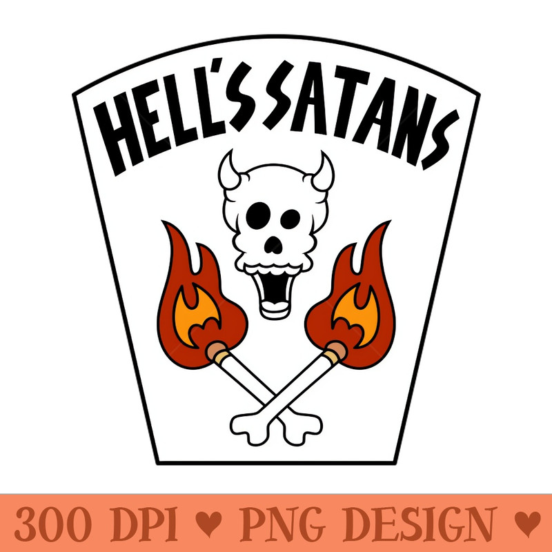 Hell's Satans - PNG Artwork - High Quality 300 DPI