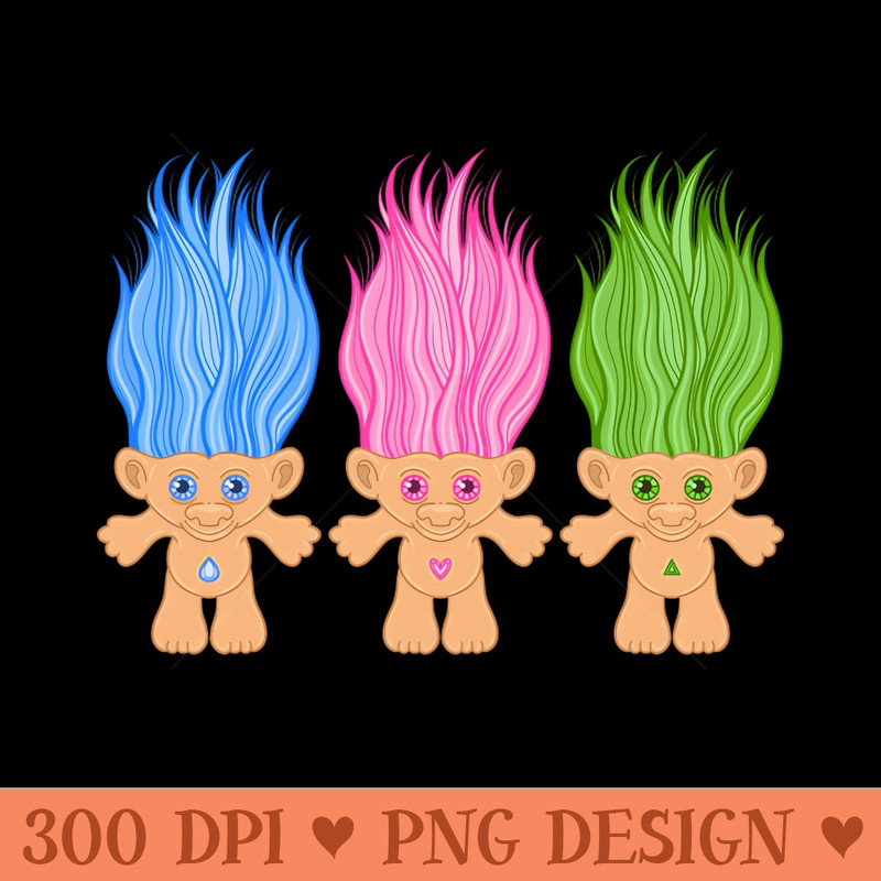 Trolls - PNG Download Pack - High Quality 300 DPI