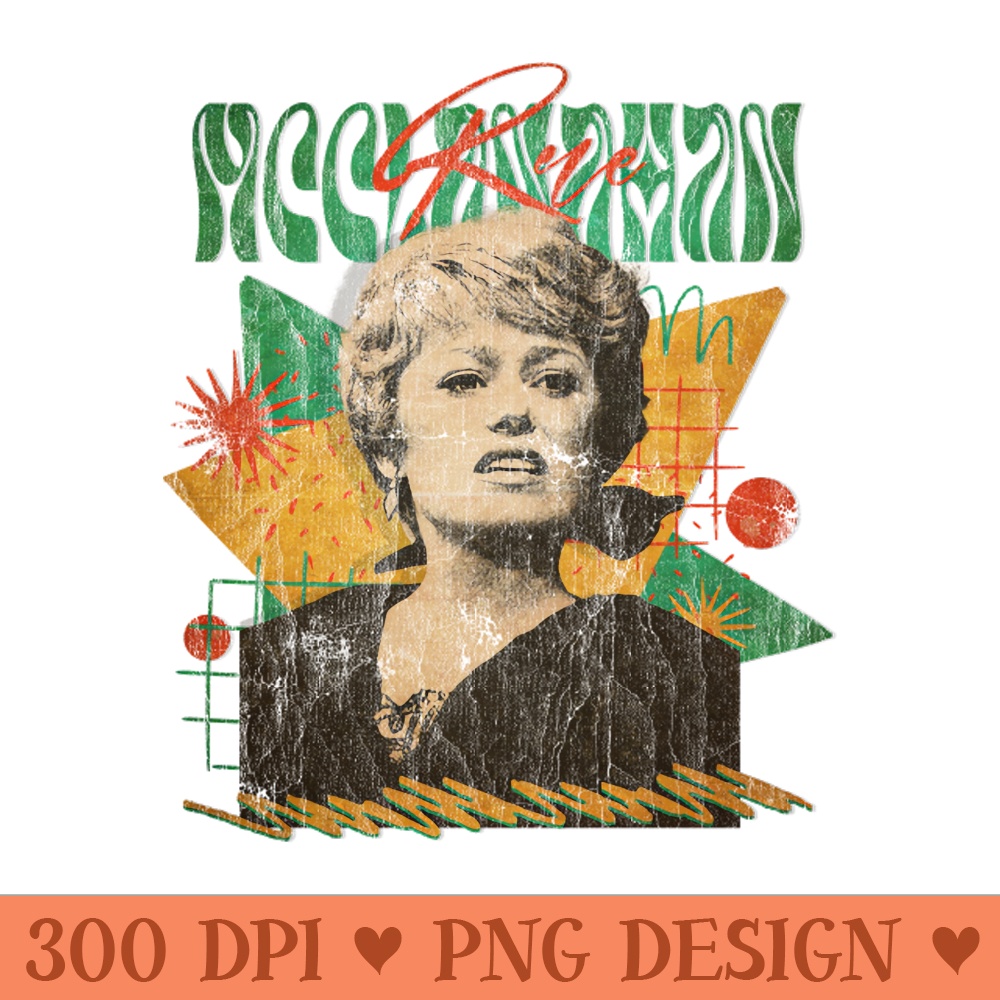 VINTAGE POP RETRO -Rue McClanahan The Girls - STYLE 70S - PNG Designs - High Quality 300 DPI