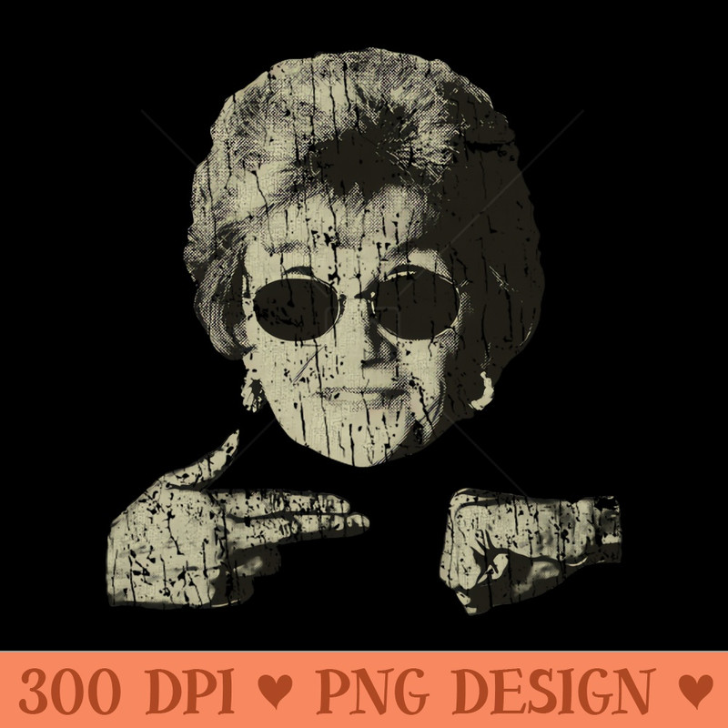 Estelle Getty 70s -VINTAGE RETRO STYLE - High-Quality PNG Download - Flexibility