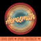 Aerosmith Vintage Circle - Digital PNG Art - Flexibility