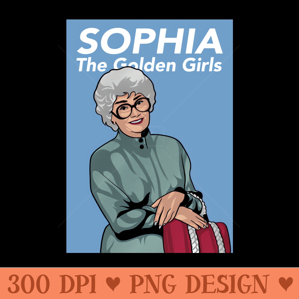 Sophia The Golden Girls - Digital PNG Download - High Quality 300 DPI