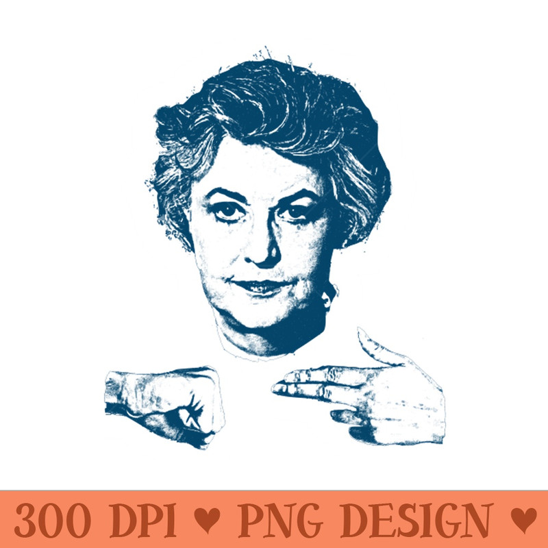 Dorothy Zbornak Run the Jewels Bea Arthur Tribute - Download PNG Graphics - High Quality 300 DPI