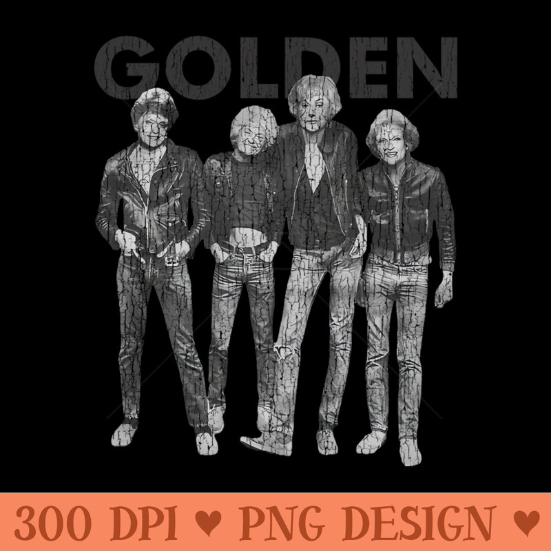Golden Girls Vintage - Sublimation PNG - Professional Design