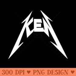 heavy metal ken fan design -