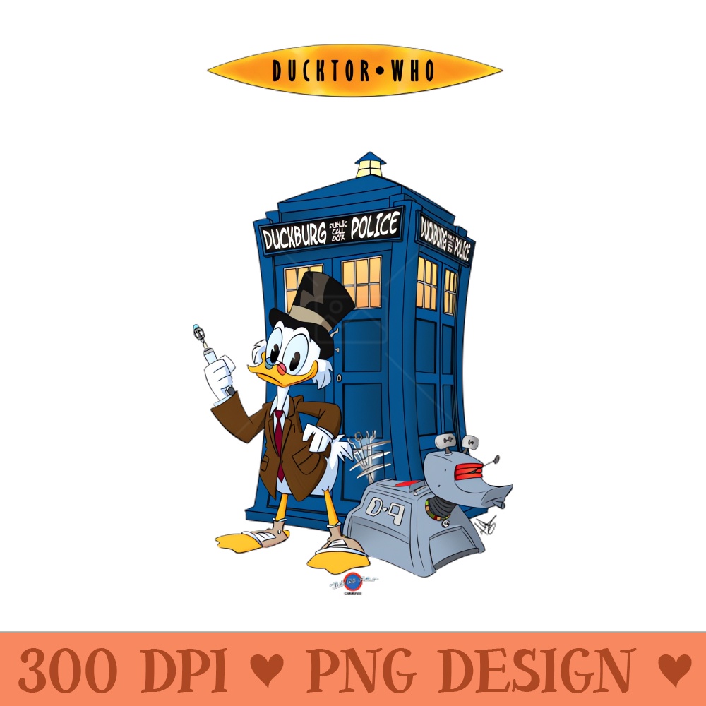 Ducktor Who - PNG Clipart - Good Value