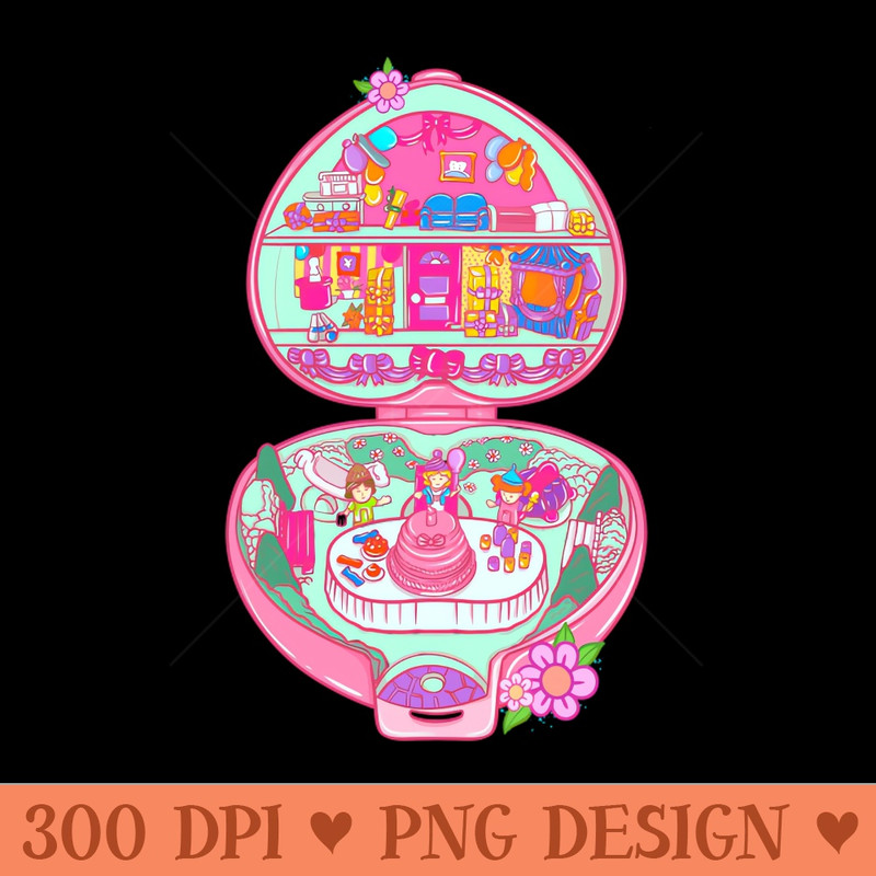 Polly Pocket Happy Birthday Party - PNG Designs - Variety