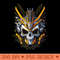 Mecha Skull S01 D28 - PNG Downloadable Resources - Good Value