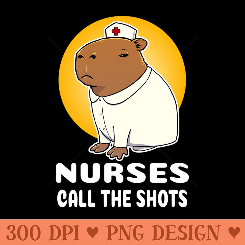 Nurses call the shots Capybara Nurse Costume - PNG File Download - Popularity