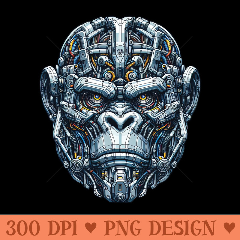 Mecha Apes S03 D12 - Digital PNG Graphics - Good Value