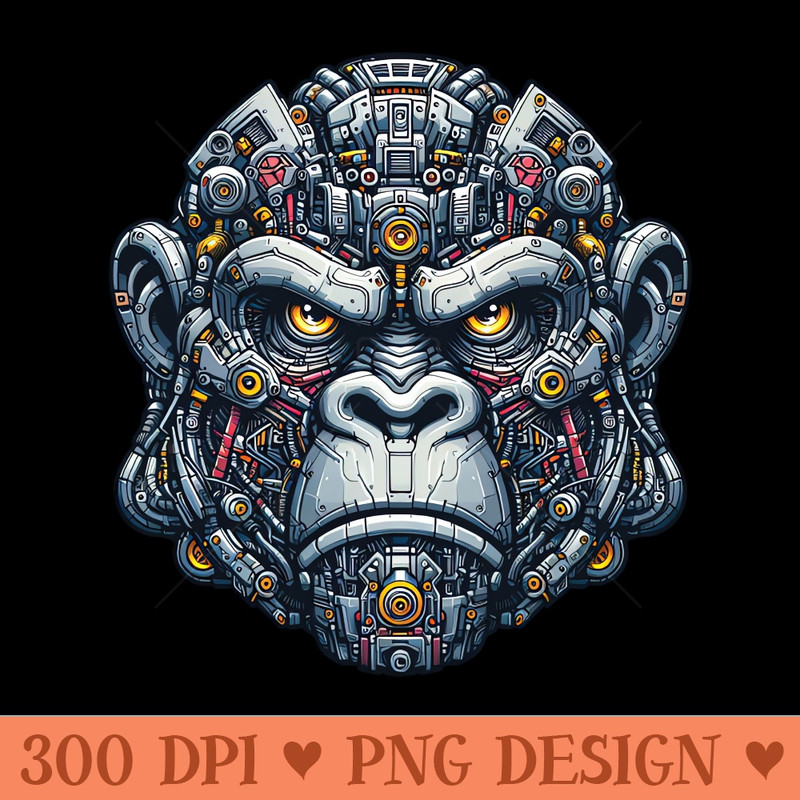 Mecha Apes S03 D74 - PNG Artwork - Customer Support