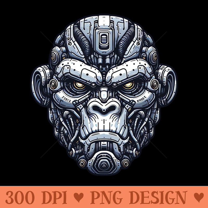 Mecha Apes S03 D36 - Sublimation PNG - Variety