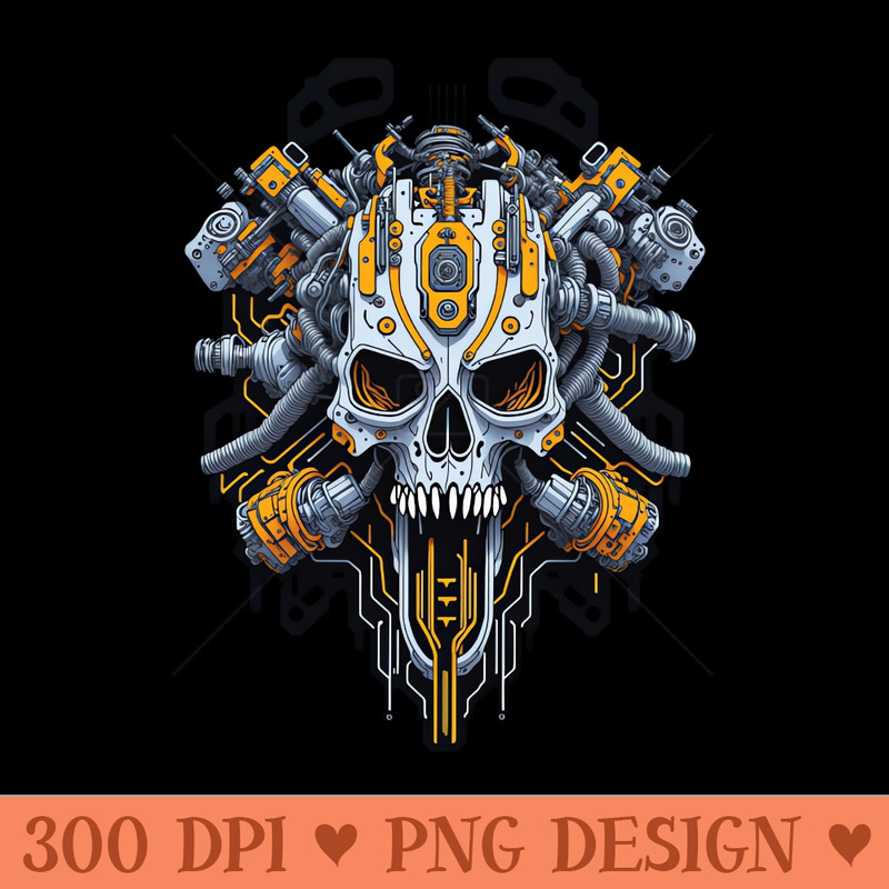 Mecha Skull S01 D14 - PNG Download Collection - Flexibility