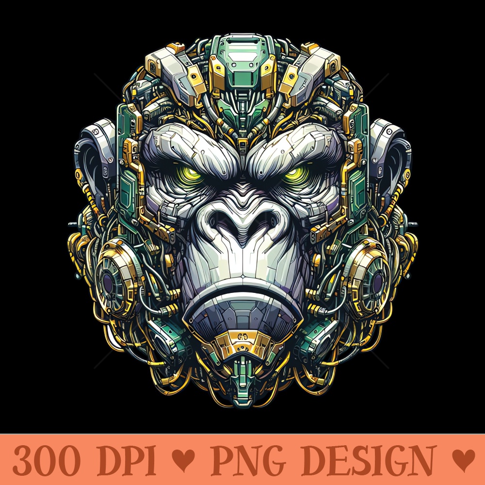 Mecha Apes S04 D15 - PNG Artwork - Flexibility