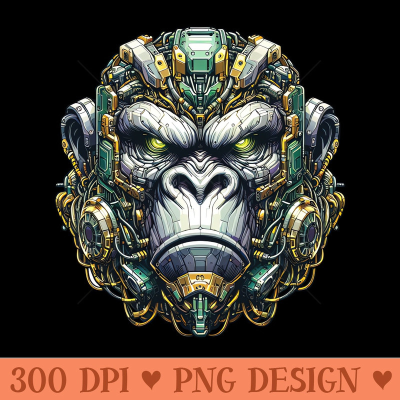 Mecha Apes S04 D15 - PNG Artwork - Flexibility