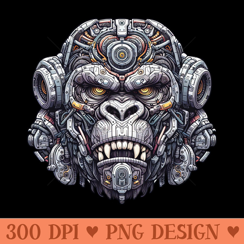 Mecha Apes S03 D40 - Download PNG Graphics - Customer Support